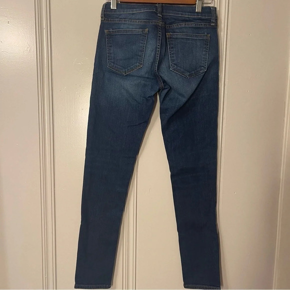 Nordstrom Edyson Sloan Skinny Jeans Dark Wash Slight Whiskering Size 26 - Picture 6 of 11